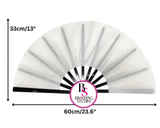 UNASSEMBLED Sublimination Ready - 13in Blanks With Colored Handles + Pre-Taped Handles Ribs AND White Fabric - BrandingStudio314