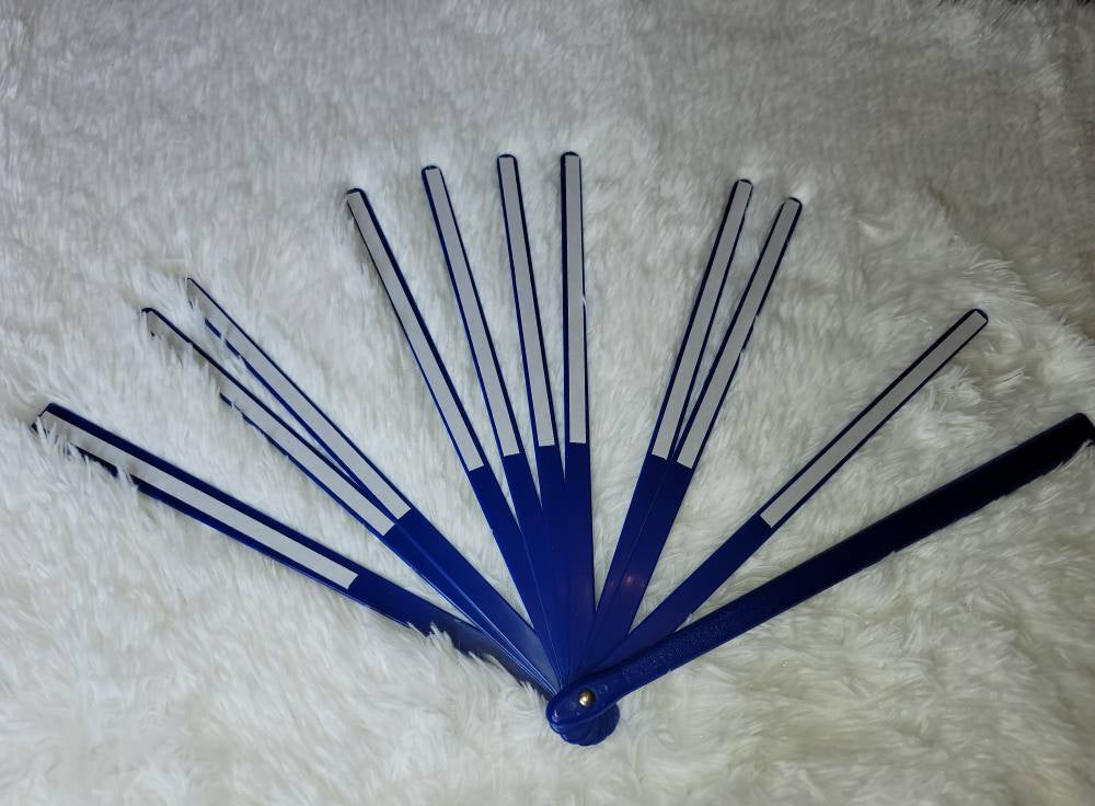 Colored Ribs Sublimination Ready - 13in Blank With Pre-Taped Ribs AND White Fabric - BrandingStudio314