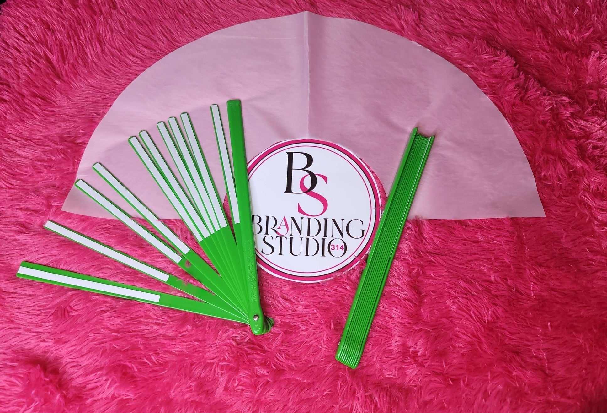 Colored Ribs Sublimination Ready - 13in Blank With Pre-Taped Ribs AND White Fabric - BrandingStudio314