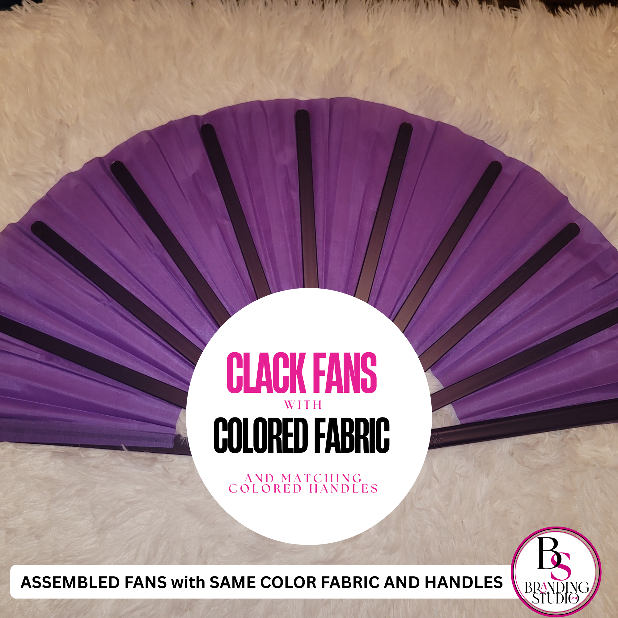 Colored Clack Fans - BrandingStudio314