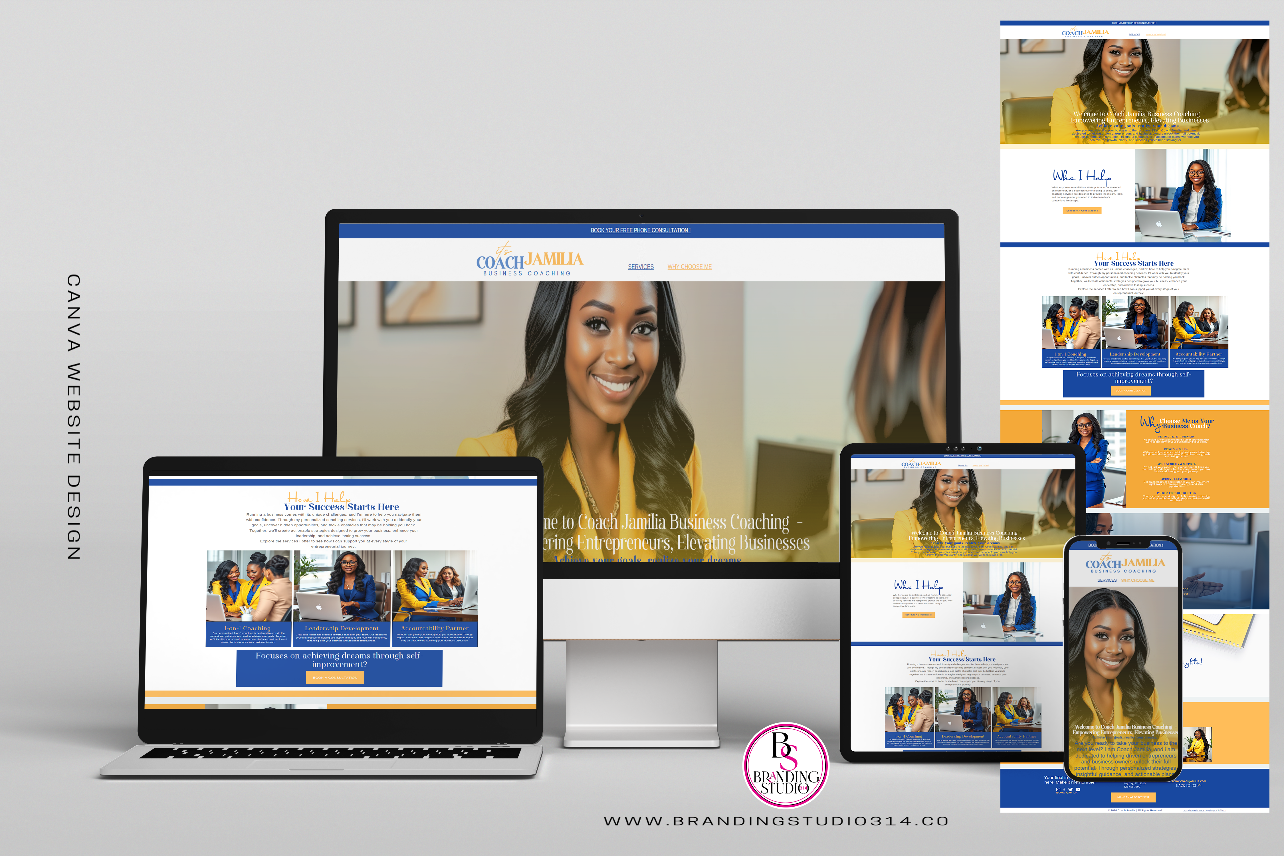 CANVA Websites - BrandingStudio314