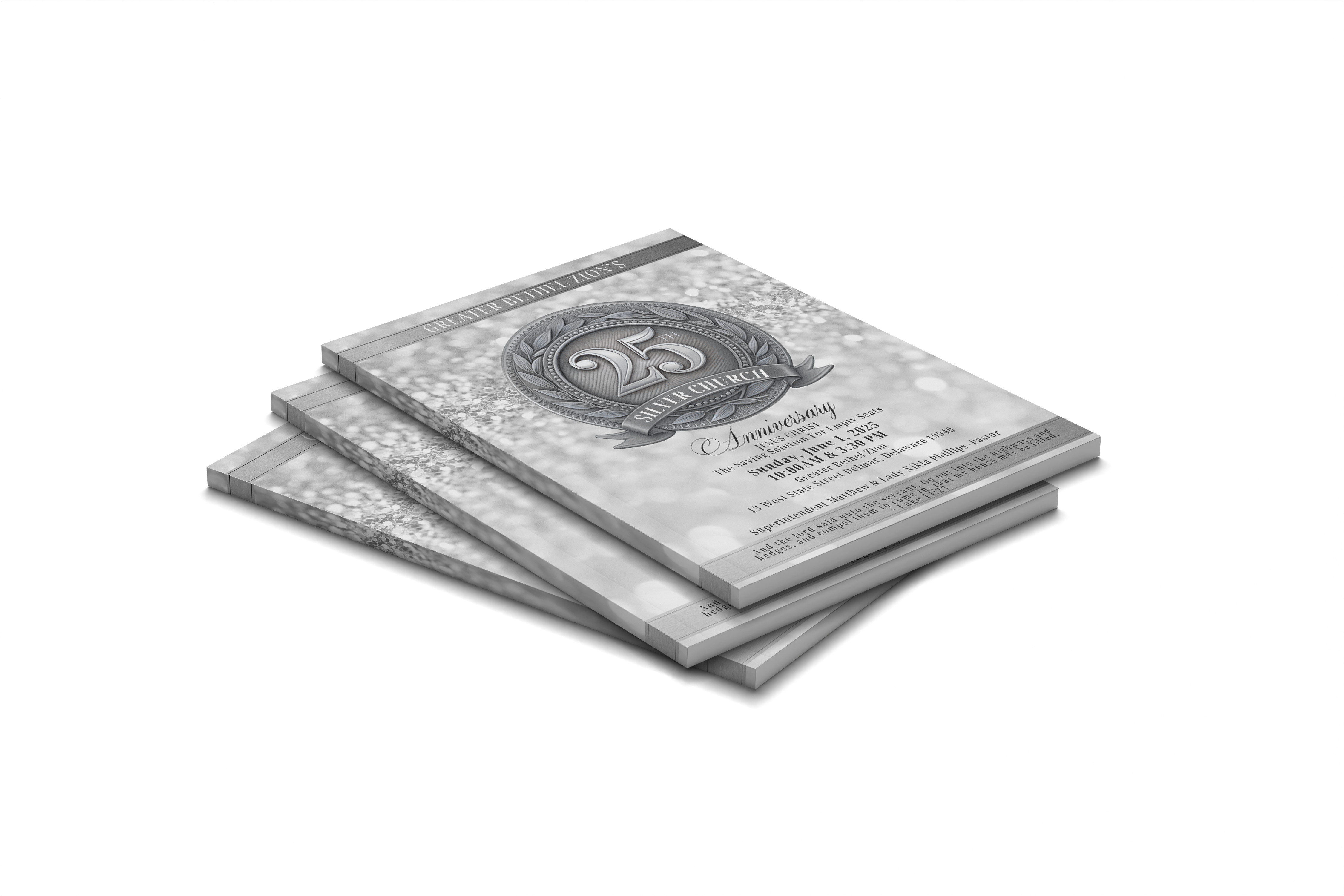 Custom church Booklet - DESIGN ONLY! - BrandingStudio314