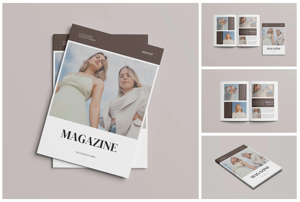 PSD Magazine Mockup Files – Professional, Customizable, and High-Quality - BrandingStudio314