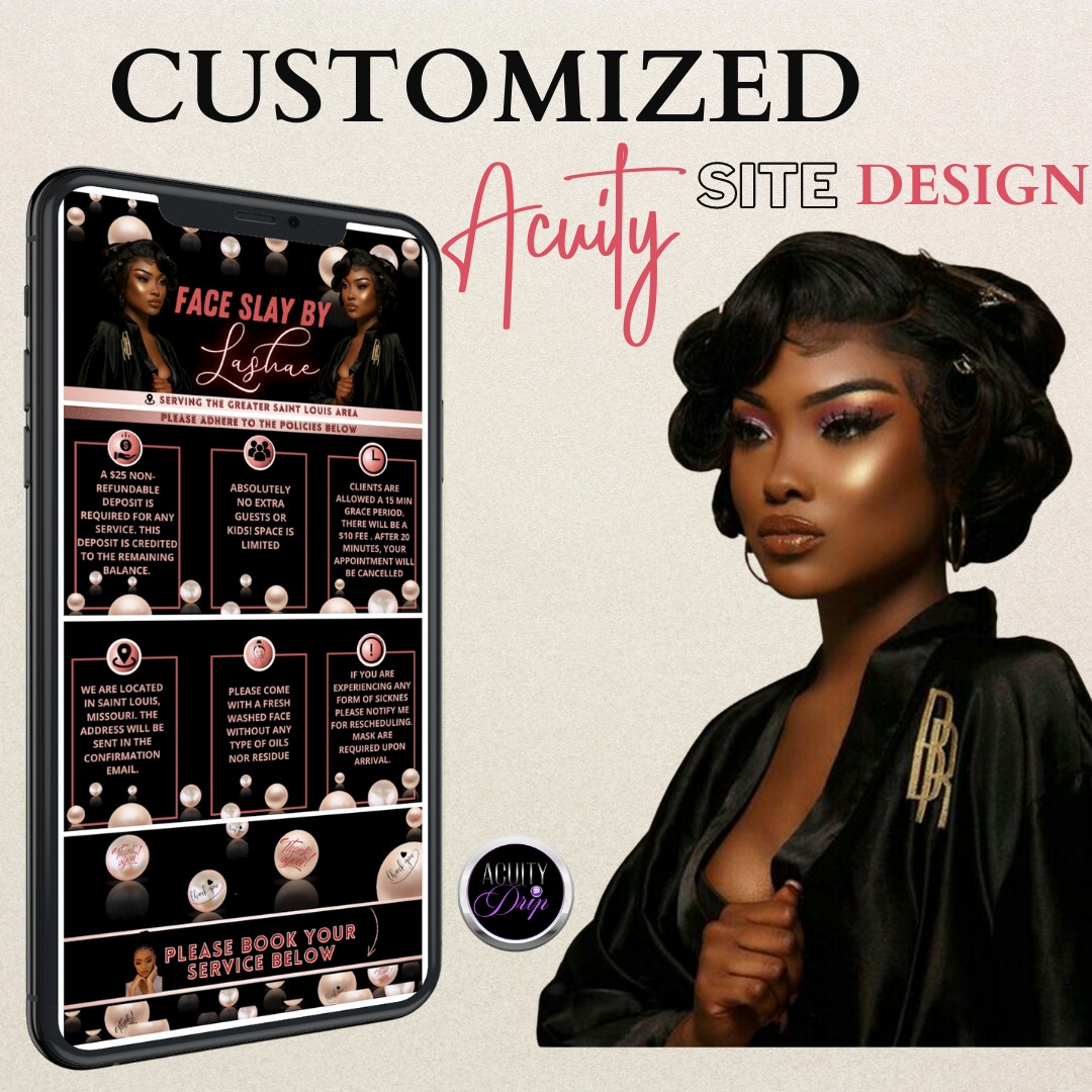 Rose Gold Site Design - BrandingStudio314
